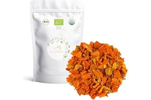 Tisana de Zanahoria y Cúrcuma a Granel - My Tea Moments - Cultivo Sostenible - Ingredientes Naturales: Ajedrea, Calabaza, Cúrcuma, Curry, Jengibre, Zanahoria. (Normal, 100.00, gramo)