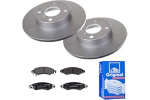 ‎ATE BUNDLE ATE Bremsen-Set 2 Bremsscheiben + Bremsbeläge Bremsensatz Ø247 Einbau Vorne Bremsscheiben-Set Scheibenbremsen passend für Opel Agila
