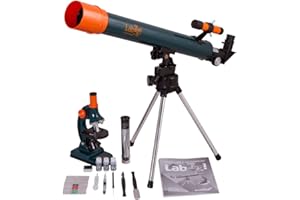 Zestaw edukacyjny dla dzieci Levenhuk LabZZ MT2 (mikroskop i teleskop) — zestaw naukowy ze wszystkimi akcesoriami