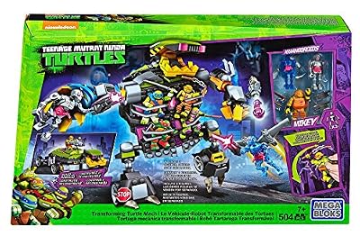 Mega Bloks - Tortues Ninja - DPF66 - Tmnt le Véhicule-Robot Transformable
