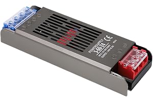 Clearhill LED-strömförsörjningsadapter, 24 V 60 W LED-drivrutin smal LED-transformator, AC till 24 V DC 2,5 A låg spänning, a