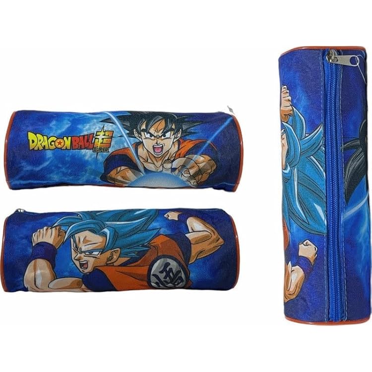 Astuccio Doppio Dragon Ball Kintoun - Rosso, 22x9.5 Cm, Per Scuola - Foto 7