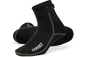 ‎COPOZZ COPOZZ 3mm Tauchsocken Neoprensocken für Erwachsene Damen Herren, Dicke Tauchsocken Wassersport Schwimmen Socken für Schwimmen, Schnorcheln, Segeln, Surfen Wassersport