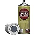The Army Painter Colour Primer Uniform Grey, 400 mL Acryllic Spray Paint for Tabletop Roleplaying, Boardgames, and Wargames Miniature Modelling