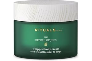 ‎RITUALS RITUALS The Ritual of Jing Body Cream, Feuchtigkeitsspendende Körpercreme mit Lotusblüte und Jujube, Beruhigende Formel für entspannte und weiche Haut, Entspannender Duft, 220 ml Glastiegel