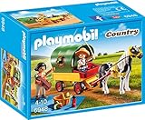 kutschenfahrt planwagen Mit 2 Figuren, 1 Tier und Zubehör