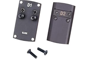 GYDEHUTJ Optics B92 G 17 19 22 1911 Plaque d'adaptation pour viseur à visée Reflex pour visée Sight-Mark Burris Vortex Micro Point Rouge Accessoires Handguard Mount Rail Système