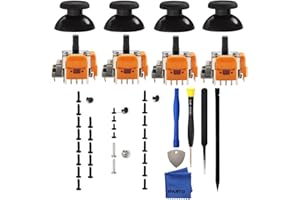 iParto Juego de 4 joystick de efecto Hall para PS5 – Anti-Drift 3D Analog Thumbsticks para PlayStation 5