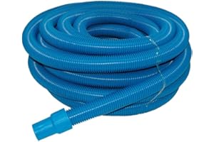 Productos QP Manguera para la Piscina, Flexible e Óptima para Limpiar a Fondo Piscinas, Manguera 10M con Maguitos 38