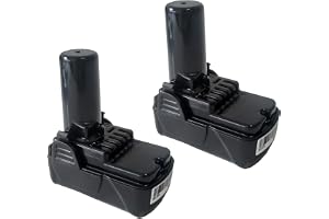 2X BCL1015 Batteri Ersättning för Hitachi 329369 329370 329371 329389 331065 B20543 BCL1030 BCL1030M BCL1030A Verktygsbatteri