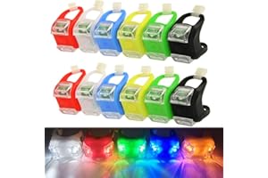 CBJEHIFEY 12 Pièces Lumières de Navigation de Bateau Feux de Navigation de Bateau à LED LED Lampe de Navigation pour Bateau Kayak Bateau à Moteur Vélo (12x)