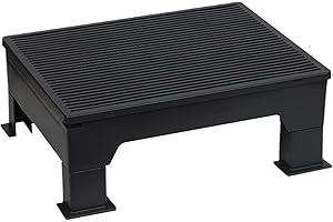 ‎LUCKXING Verstellbare Katzen Rampe Für Katzentoilette, Katzentoiletten-Rampe Für Katzen, Erhöhte Katzentoilette Stufe, Katzenstreufalle Mit Filter Funktion, Katzenstufen, Geeignet Für Kleine Und Ältere Katzen