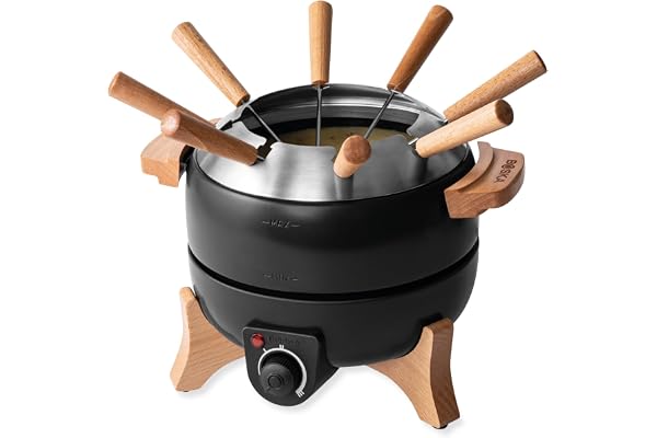 Boska Service à Fondue Électrique Party - Fondue electrique - Pour Fondue de Fromage, Fondue au Chocolat, Hotpot, Fondue chinoise - Appareil a fondue electrique - Contrôle de Température - 2.3 L