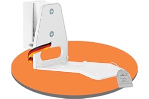 PureMounts Lautsprecher Halterung für Sonos Era 300, Lautsprecher Wandhalterung mit Kabelmanagement, Schwenkbar +/-45°, Neigbar 0/-18°, 5Kg Tragkraft, weiß