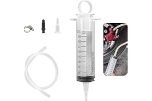 Hawpasy Kit Purge Frein Moto, Seringue 100ml Hydraulique Tuyau 50cm, Purgeur De Frein Moto Universel, Kit Purge Frein VTT, Liquide De Frein Moto, Purgeur De Frein Voiture Manuel Complet