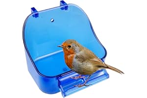 OTKARXUS Vogelbad für Käfig,1 Stück Multifunktional Vogel Badewanne, Hängender Papagei Badewanne Dusche Vogelkäfig Zubehör für Kleine Vögel Kanarische Wellensittiche Papageien Nymphensittich Lovebird Hamster