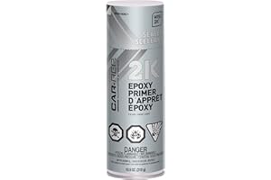 CAR-REP® 2K Epoxy Primer con Tecnologia Wise 2K, Adatto per Tutti i Tipi di Metalli, Substrati in Fibra di Carbonio, la Maggior Parte delle Materie Plastiche Automobilistiche, Spray 400ml (Grigio)
