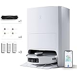 ECOVACS DEEBOT T20 OMNI 6000Pa Robot Aspirapolvere Lavapavimenti con Stazione Svuota Polvere e Pulizia Sollevamento+ Kit di r