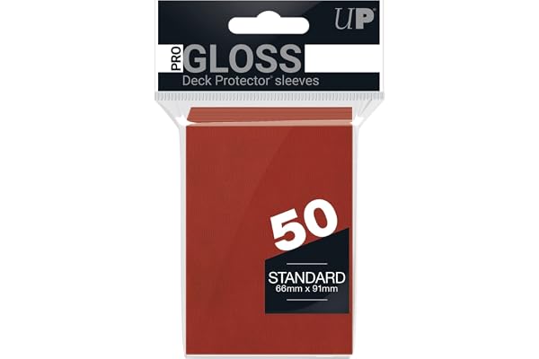 Ultra Products - 82672 - Jeu de Société - New Standard - Card Sleeves - Red