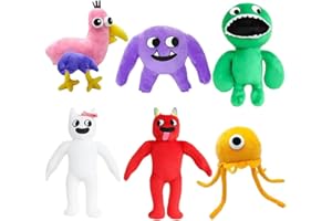 BENOLLS Garden of Ban Ban Plush,Peluche Garten of Banban Jumbo Josh Monster Horror Plush Toys Doll,Gioco Peluche Garten of Ban Regali di Compleanno per Bambini Regalo(6pcs)