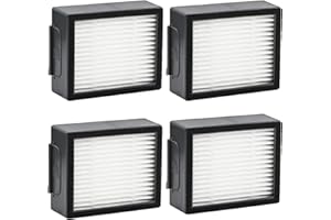 GETALONG Lot de 4 filtres de rechange compatibles avec iRobot Roomba e, i & j Series E5, E6, i3, i3+, i4, i4+, i5, i5+, i6, i6+, i7, i7+, i8, i8+ Plus, robots aspirateurs