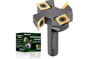 BALUGAEA Platt fräs för djupfräsmaskin med 12 mm skaft, skärdiameter