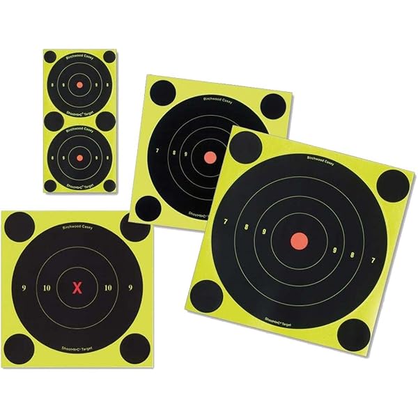 Birchwood Casey Shoot-N-C Silhouette Target Kit - 23x35" Reactive Targets With Pasters