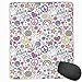 Produktbild Mouse Mat Stitched Edges, Retro Symbols Of Sixties Peace Magic Mushroom Love Stars And Hearts Hippie Music,Gaming Mouse Pad Non-Slip Rubber Base