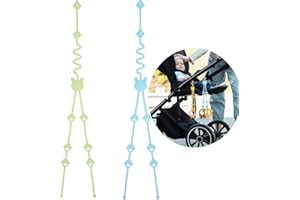 Meekye Gefälscht 4/6 Pack, 2 in 1 Schnullerkette Baby Cup Catcher, Kinderwagenkette Spielzeughalter Trinkbecher Halter für Baby, Lebensmittelqualität Silikon, BPA-frei