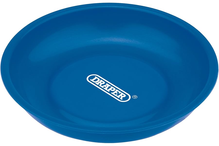 Draper Magnetic Parts Tray 34183 34183 Magnetic Parts Bowl, Black