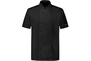 PALLTEX NORI SS Veste De Cuisine Unisexe pour Homme et Femme | Vêtement De Chef Professionnel | Uniforme À Manches Courtes