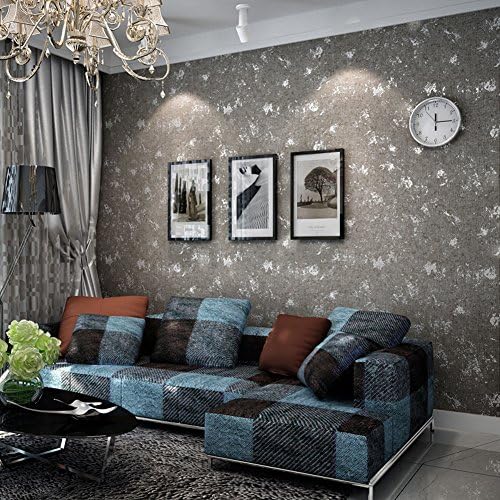 non-woven wallpaper/faux concrete walls wallpaper/pure colour plain color wallpaper/Living room clothing store wallpaper/wall-to-wall wallpaper-B