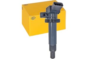 HELLA 5DA 358 000-421 Bobina de encendido - 12V - 4polos - Bobina de encendido cavidad bujía - atornillado