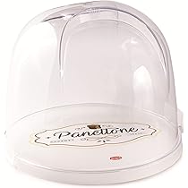 Porta Panettone Omada Design - Campana Trasparente 25cm, Made In Italy - Foto 3