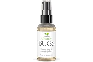 ISABELLA'S CLEARLY Clearly BUGS, Natural Bug and Insect Repellent. Repel Mosquitos, Flies, Insects with Essential Oils. Deet Free Non Toxic Oil Blend with Lavender, Cedarwood, TeaTree, Lemongrass. (2 Fl Oz)