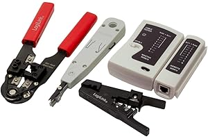 LOGILINK Lanberg WZ0012 Zestaw Narzędzi Sieciowych, 4 Urządzenia, Wielokolorowy