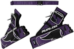 Avalon Archers Gear Archery Classic 3 Tube Target Quiver with Belt RH