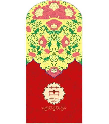 Amosfun 30 Stück Japanische Geldumschläge - Rote Geschenktaschen Für Hochzeit & Geburtstag