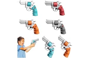 WINNSELL 6 PCS Water Pistol Toys for Kids Adults, Powerful Water Pistol 10M Range 4 Color Water Gun Water Blaster Toys for Outdoors Beach Party Swimming Pool Garden Ice (D)