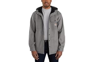 Carhartt Rain Defender Relaxed Fit Heavyweight Hooded Shirt Jac Camisa con Capucha de Peso Pesado Hombre