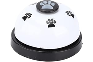BLANKETSWARM Pet Training Bell,Pet Bell for Door Potty Training Cat Door Bell Cat Treat Bell Dog Training Bells to Go Outside Puppy Bells Dogs Bell for Communication Game Pet Training Tools (White)