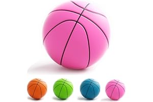 AENEY Silent Basketball, Size 7 Foam Basketball, Indoor High Density Training Basketball 3D Texture Quiet Bounce No Noise Ball for Home Beach Pool