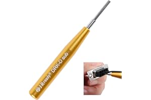 JRready DRK-D sub Terminal Removal Tool Kit Removable TE/HARTING/MIL-DTL-24308 D SUB Series WAIN Series Solid Contact Connector Pin Extractor Tool For Desktop D SUB Interface Connectors