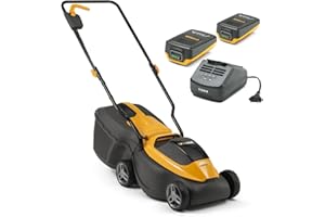 Stiga Tondeuse à Batterie COLLECTOR 132 AE Kit, Largeur de Coupe 30 cm, Batterie ePower da 20 V (4 Ah), 350 W, Jusqu'à 150 m², Batterie et Chargeur Inclus