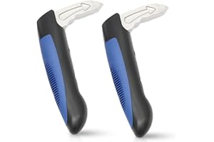 WANDGU 2 Stück Auto Ausstiegshilfe Senioren: Multifunktionaler Auto Griff mit Sicherheitshammer, Stützgriff Einstiegshilfe für Ältere Menschen Beim Ein- und Aussteigen (Blau)