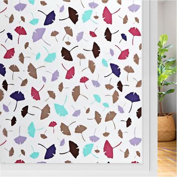 Molain 84-Pack Star Window Clings - Rainbow Prismatic Decals To Prevent Bird Window Collisions