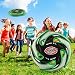 Produktbild Wokee Wasserdichte Flying Disc Frisbee, Indoor Outdoor Sporting Flying Disc Runde Silikon Antenne Ring Kinder Kinder Outdoor-Spielzeug Tragbare, Sport & Fitness, Schaumstoff Wurfspiel Wurfring präziser