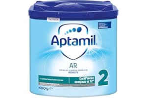 Aptamil AR2, Latte Antirigurgito per Neonati dal 6° mese al 12° mese compiuto, Confezione da 400g