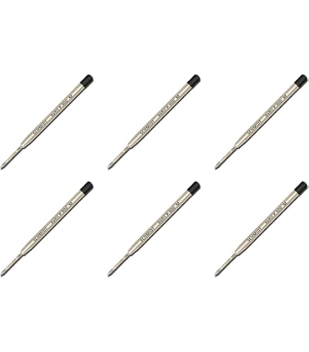 3er Pack Schmidt Kugelschreiber-Minen P900 Blau, Fein – Parker Style, Für Alle Passenden Stifte