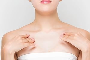 UDREAM 2 Pcs Anti Wrinkle Chest Pads,T Shaped Silicon Décolleté Pad,Eliminate and Prevent Chest Wrinkles,Silicone Decollete Pads for Women,Treats Scars, Lines, Stretch Marks (HEART SHAPE Décolleté)